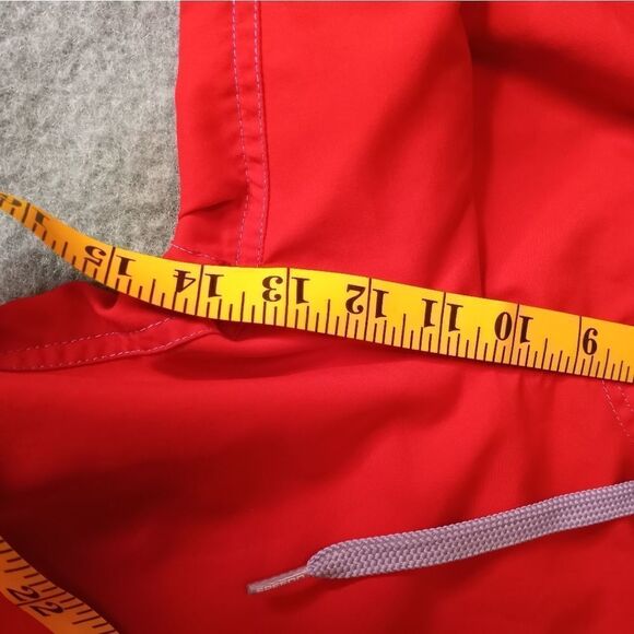 Speedo Mens Swim Trunks XL Red Elastic Waist Draw String Pockets Surfing Shorts. - Picture 8 of 10